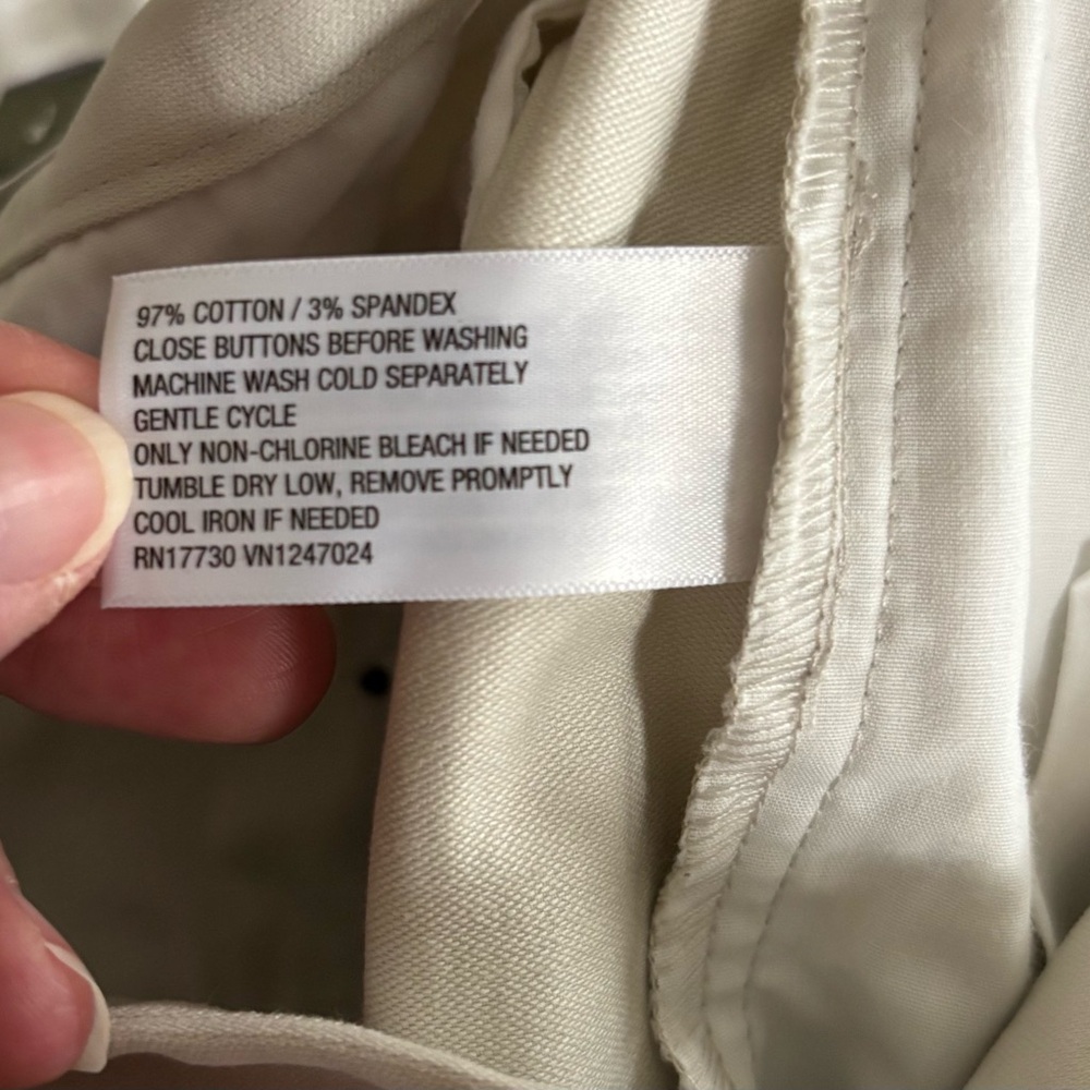 NWT Goodfellow 36x32 Khaki Trouser Pleated Front Slim Fit Stretch Casual Work - Picture 8 of 11